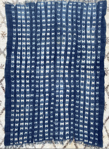 Vintage West African Mudcloth Throw