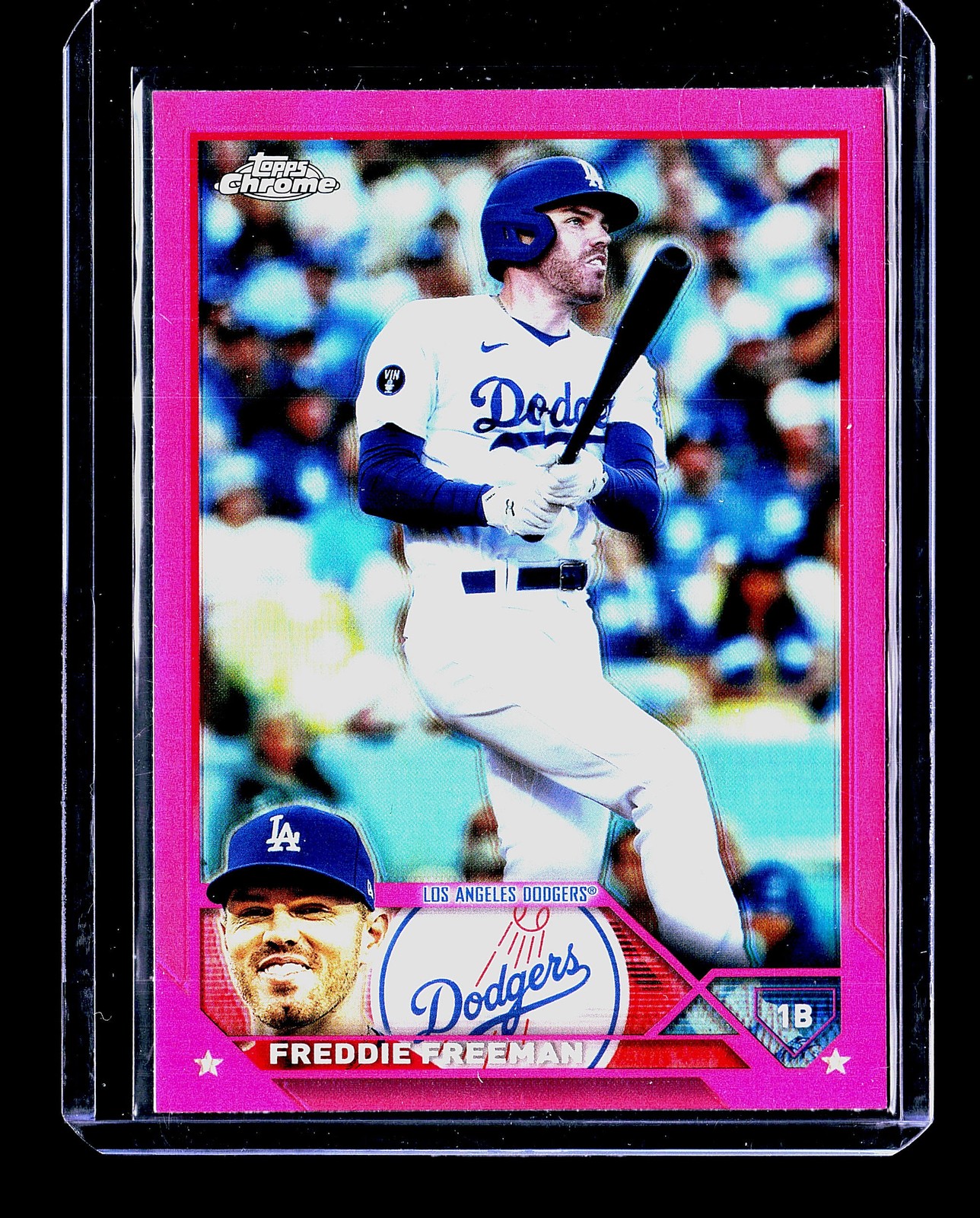 2023 Topps Chrome #5 Freddie Freeman Pink Refractors