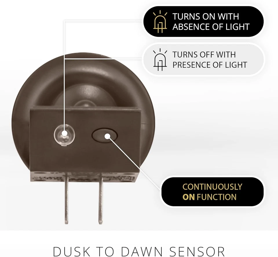 Luminara Nightlight Flameless Candle with Auto On/Off Switch, 1 watts - Bronze- - Image 3 of 4