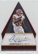 2016 Panini Preferred Panini's Choice 7/49 Charcandrick West #120 Auto 1u6