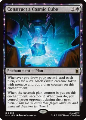 Construct a Cosmic Cube 90 NM FOIL Marvel Super Heroes MTG