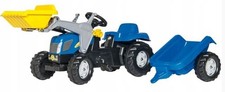 Pedal Tractor with Loader & Trailer, Kids 2.5+
