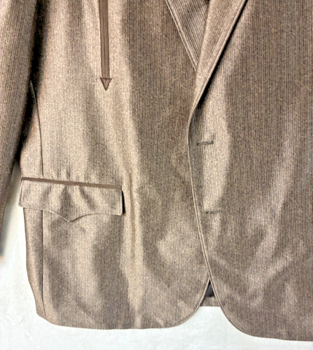 Circle S Western Mens Blazer Jacket 54R Brow Cowboy Vented 2 Button - Picture 5 of 15