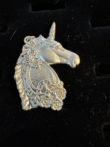 925 Silver Horse Unicorn Chain Pendant