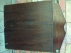 Wall Shelf w Carved Water Buffalo Huts Tropical Trees 3 Shelf 2 Drawer 18" x 24" — photo 3