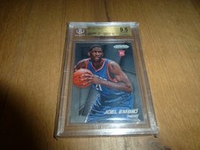 2014-15 Panini Prizm Joel Embiid #253 RC BGS 9.5 GEM MINT 76ers MVP Rookie Card. rookie card picture