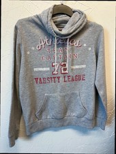 Atmosphere Grey Varsity Hoodie UK 12 Soft Fleece, Casual Comfort