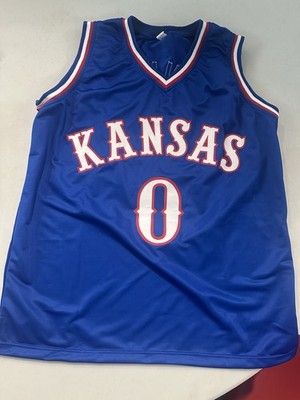 Taylen Kinney Signed Blue Road Kansas Jayhawks Custom Jersey Auto