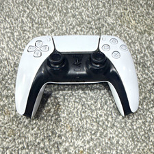 Sony PS5 DualSense Wireless Controller White + USB-C Cable Tested Working