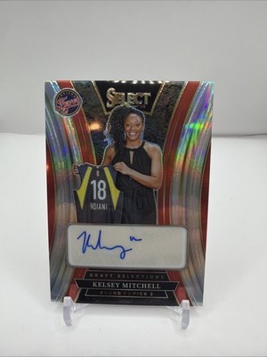 Kelsey Mitchell 2025 Panini WNBA Select Draft Selections Auto Silver #DSS-KM