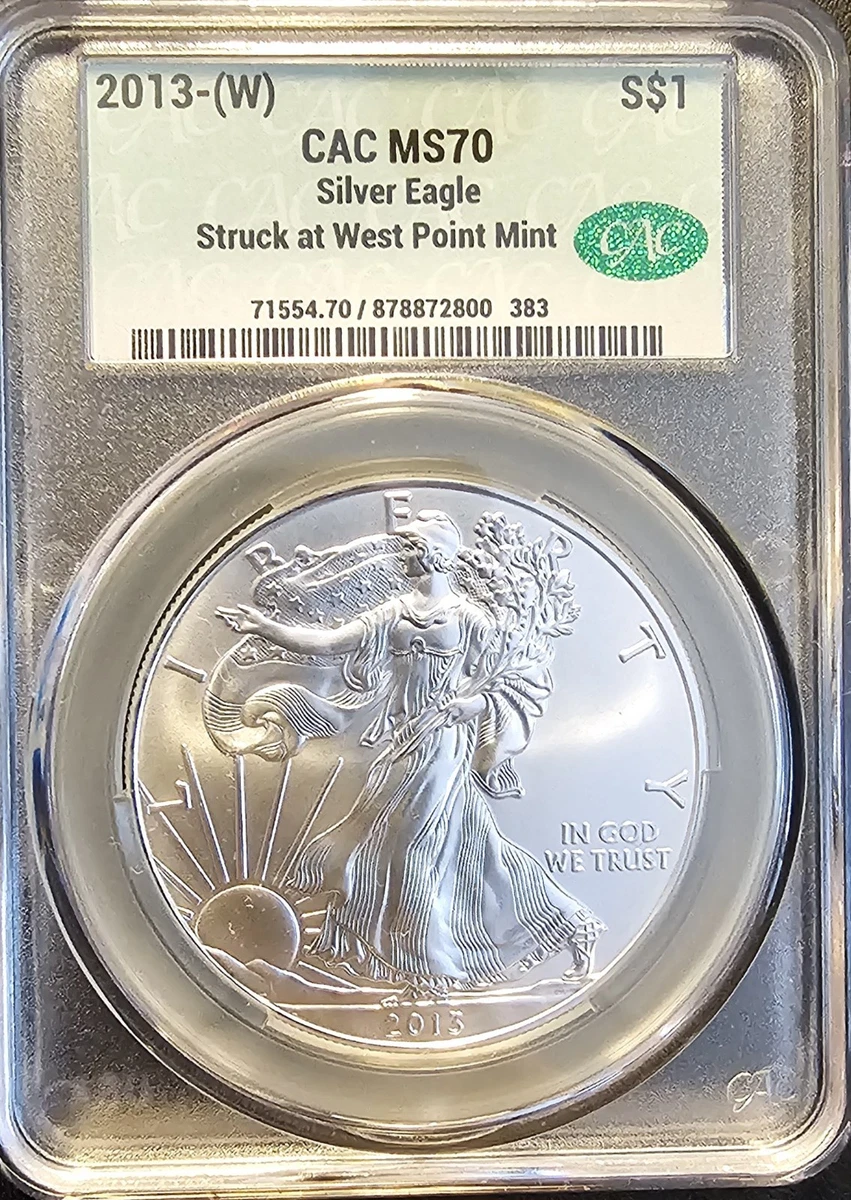 American Eagle MS 70 Graded 2013 Silver Bullion Coins for sale | eBay