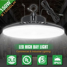 150 Watts UFO Lamps LED High Bay Lights Warehouse Shop Light Commercial Lighting