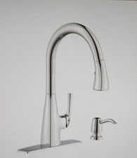 New Calandine Glacier Bay Single Handle Pull Down Sprayer Kitchen Faucet Dispen
