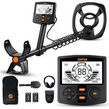 Metal Detector for Adults Professional - High Accuracy with 12" Waterproof Co...