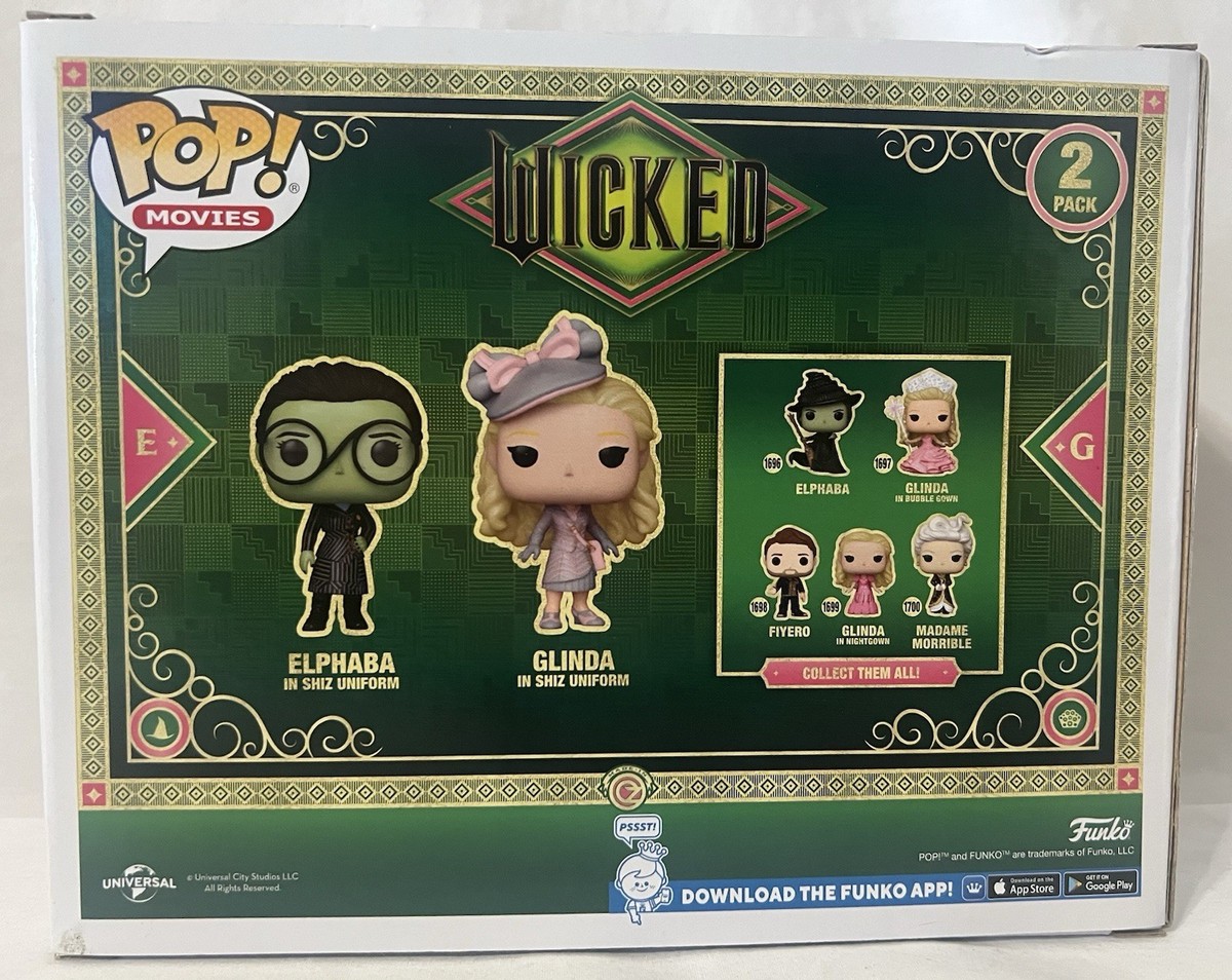 新品★限定★Funko　エルファバ　グリンダ　ファンコポップ　ウィキッド　セット やっとライブ 完全に新しいターゲット限定のウィックド