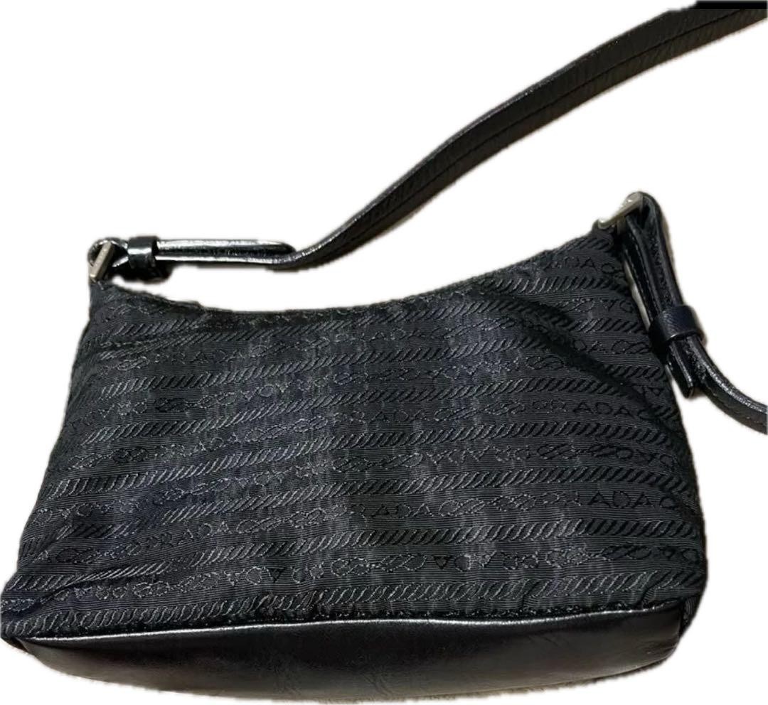 Prada Archive Shoulder Bag 20x13x7cm Long Strap Stylish Collectible