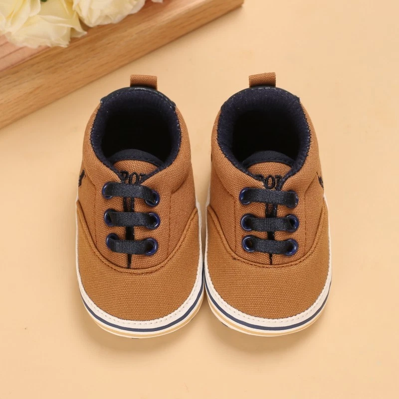 Classic Baby Boy Girl Crib Shoes Infant Sneakers Casual Shoes Newborn Baby Shoes Foto 4 de 4