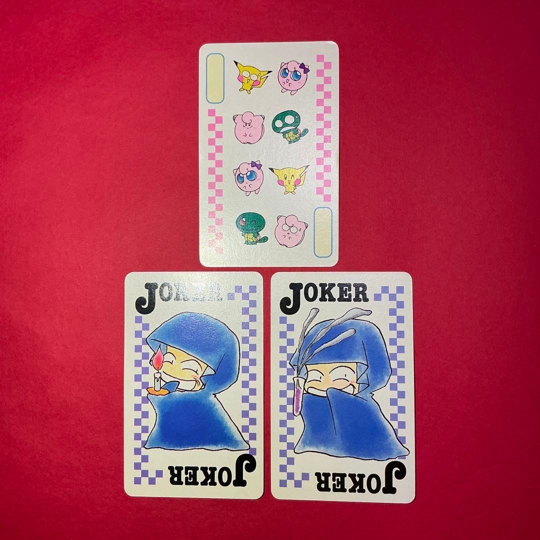 Pokemon pipipi Adventure Playing Cards Deck Ciao Appendix 1998
