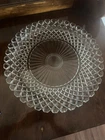 Vintage Anchor Hocking Waterford  Serving Plate 14” Clear Glass Platter