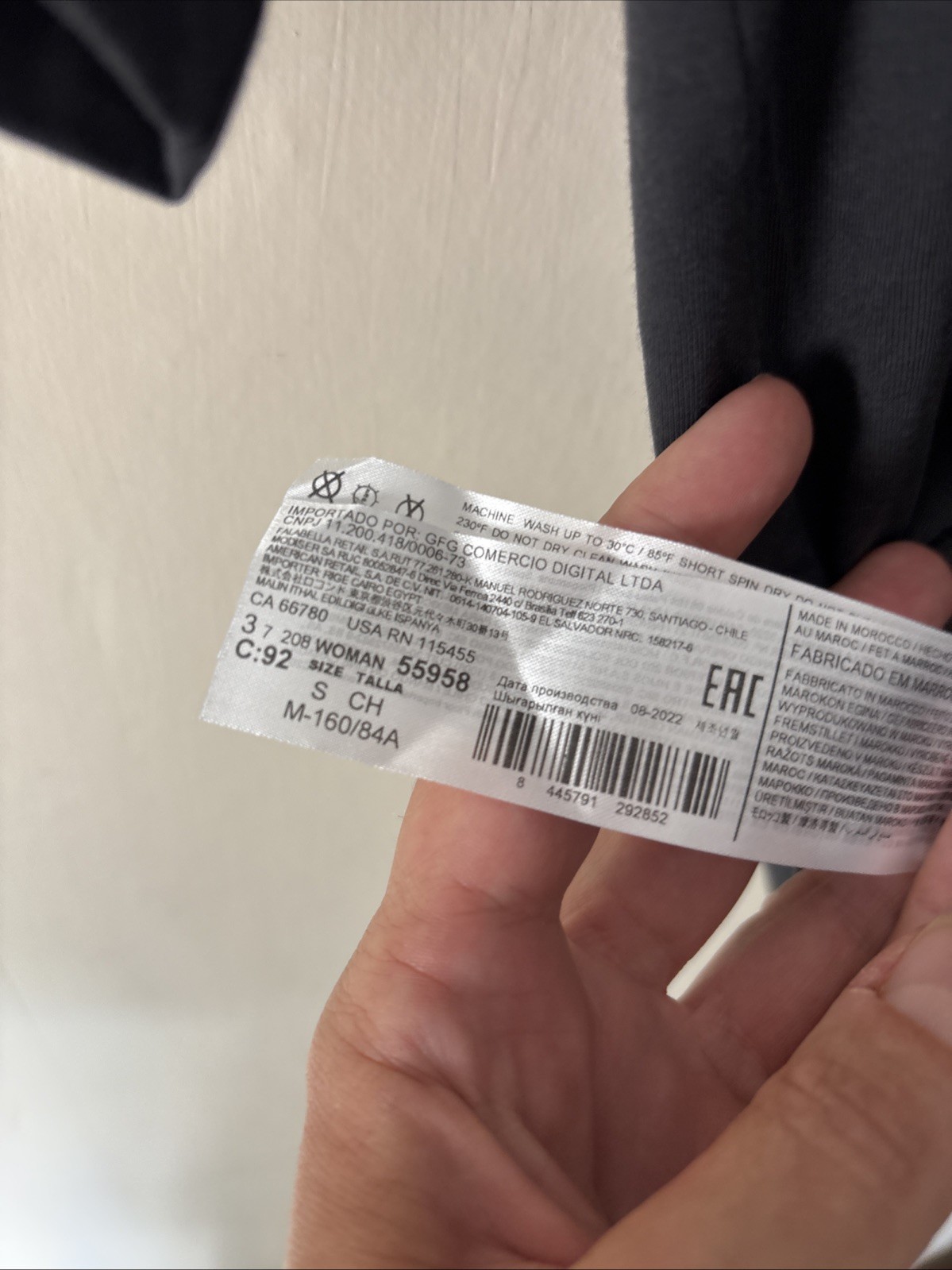 Mango Grey Slogan T-shirt ‘It’s Been Emotional’ Size S UK 8 thumbnail 6