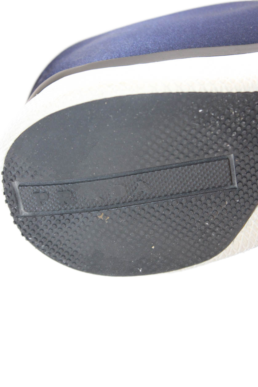 Prada Womens Slip On Casual Athletic Shoes Blue Size 7.5 thumbnail 14