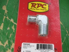 0Racing Power Company RPC R4530Z 90 Fitting 5/8" Barb & 1/2" Threads New