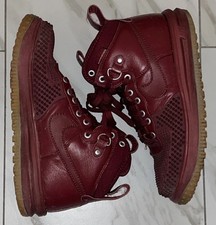 Nike Lunar Force 1 Duckboot Team Red Gum 805899-600 Men’s Sz 8.5 High Top