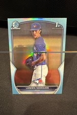 2023 Bowman Draft - Chrome Landen Maroudis #BDC-138 Sky Blue Refractor (RC)