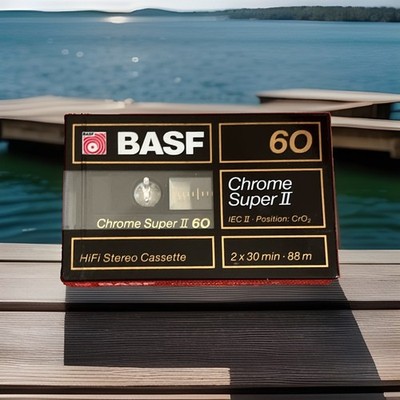 BASF Chrome Super II 60 Kassette Chrome IEC II CrO  HiFi Stereo 60 min