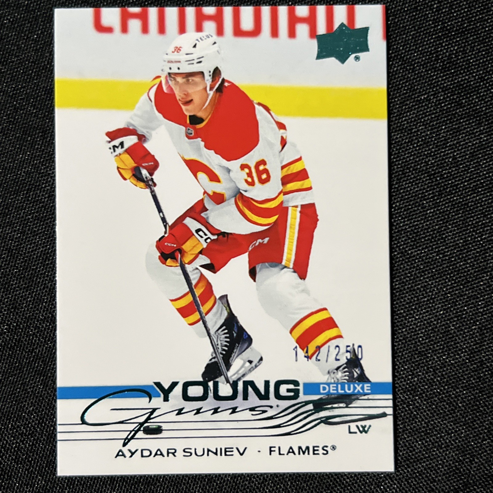 2025-26 Upper Deck Series 2 - Young Guns Aydar Suniev #478 Deluxe /250 (RC)