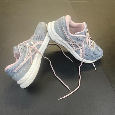 Asics Womens Gel Contend 7 1012A910 Gray Running Shoes Sneakers Size 11.5