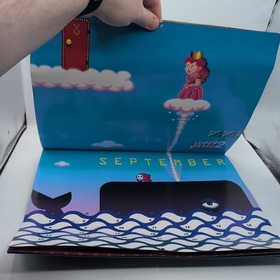 Nintendo NES &ldquo;The Power Game&rdquo; Original 1991 Calendar Mario, Zelda. Metroid