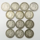 13x 1901-1913 F+ Barber Quarters 25c 30174