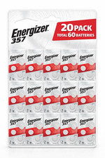 60 Batteries ENERGIZER 357/303 357BPZ-3N 03/2028