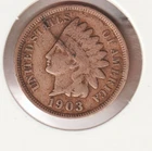 US Rare Old West 1903 Indian Head Penny Coin American Collection Shield Cent USA