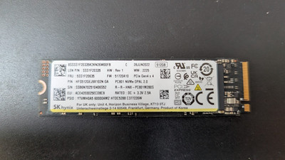 SK Hynix | PC801 | M.2 NVME | 512GB SSD | HFS512GEJ9X102N GA | GEN4 x4