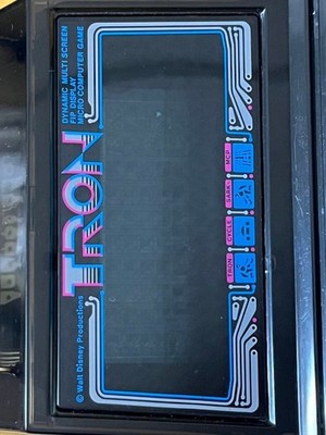 TOMY LSI Game TRON Handheld Electronic Game Vintage Tested Working