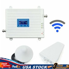 Signal Booster GSM DCS 2G/3G/4G Tri-Band Signal Amplifier Mobile Repeater 110V