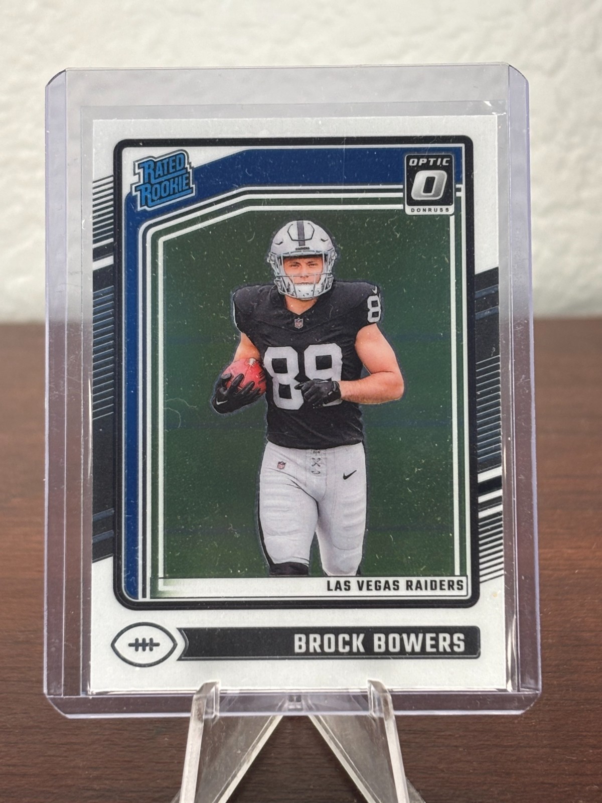 2024 Donruss Optic Rated Rookie Base Silver #215 BROCK BOWERS RC RAIDERS