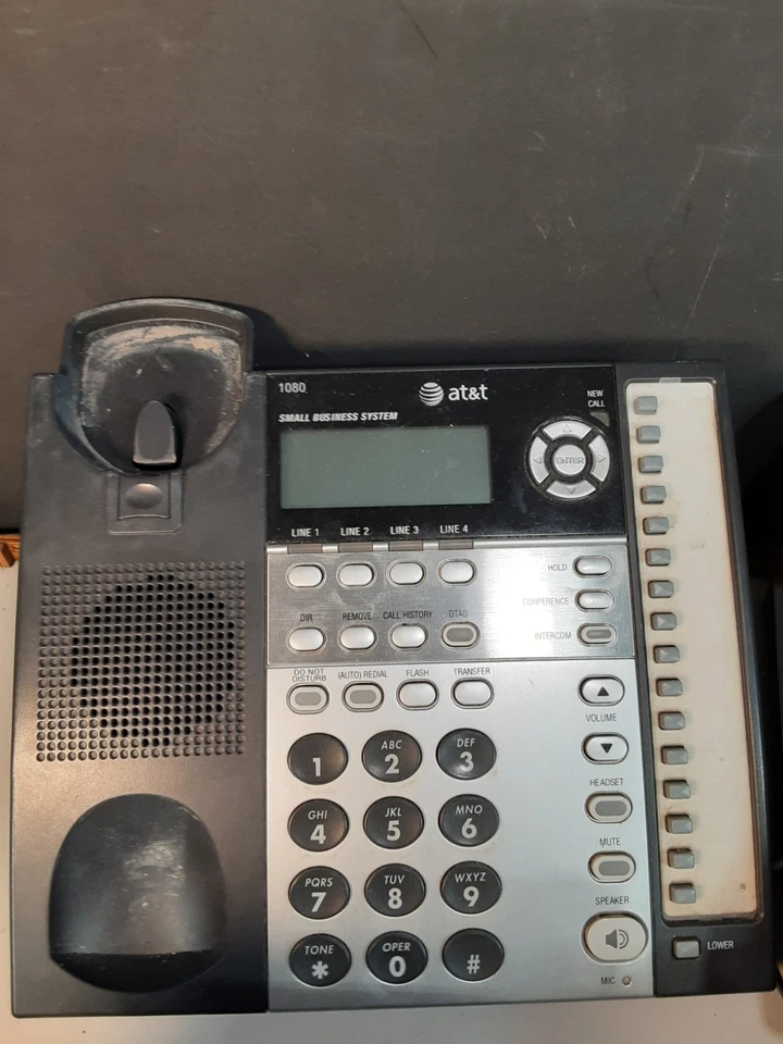 Lote de 4 teléfonos AT&T 1080 1070 993 sistema para pequeñas empresas como están Foto 4 de 4