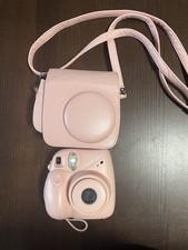 Fujifilm Instax Mini 7 Instant Film Camera Pink with Matching Shoulder Case