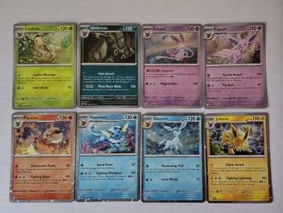 Pokemon Prismatic Evolutions Costco Mini Tins Cosmo Promo Cards (8