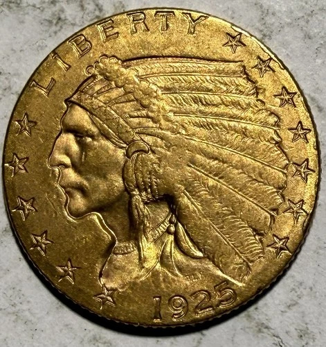 1925-D $2.50 Indian Head Gold Quarter Eagle