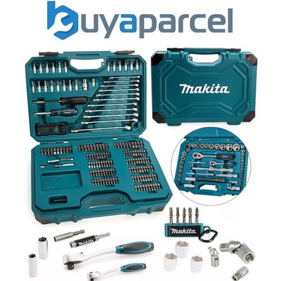 Makita 227 Piece General Maintenance Kit Spanner Screwdriver
