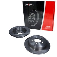 2X Maxgear Bremsschebeiben 285Mm Voll Hinten Passend FÜR Jeep Cherokee Wrangler