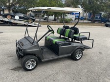 Club Car Ds Black Golf Cart 4 Passenger Seat Canopy 36v Charger Lithium