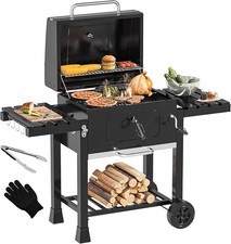 Image of YITAHOME Premium XXL Heavy-Duty Charcoal BBQ Grill Smoker with Cast Iron Cooking
