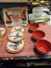 Vintage Queen of hearts children's tea set