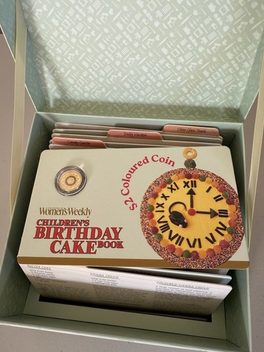 2025 Women’s Weekly Birthday Cake 12 Coin Premium Recipe Box Set w coloured coin - Picture 3 of 10