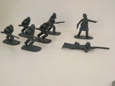 1:32 Armies In Plastic American Civil War Confederate Rifleman Infantry Lot 